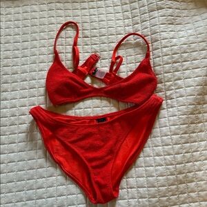 Triangl bikini with bag